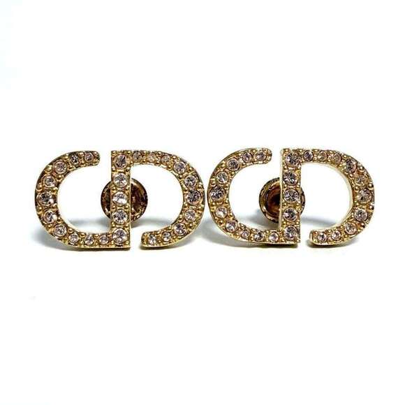 DIOR Rhinestone Earrings - Picture 1 of 10